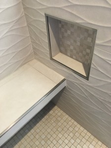 Recessed Niche with Schluter Trim