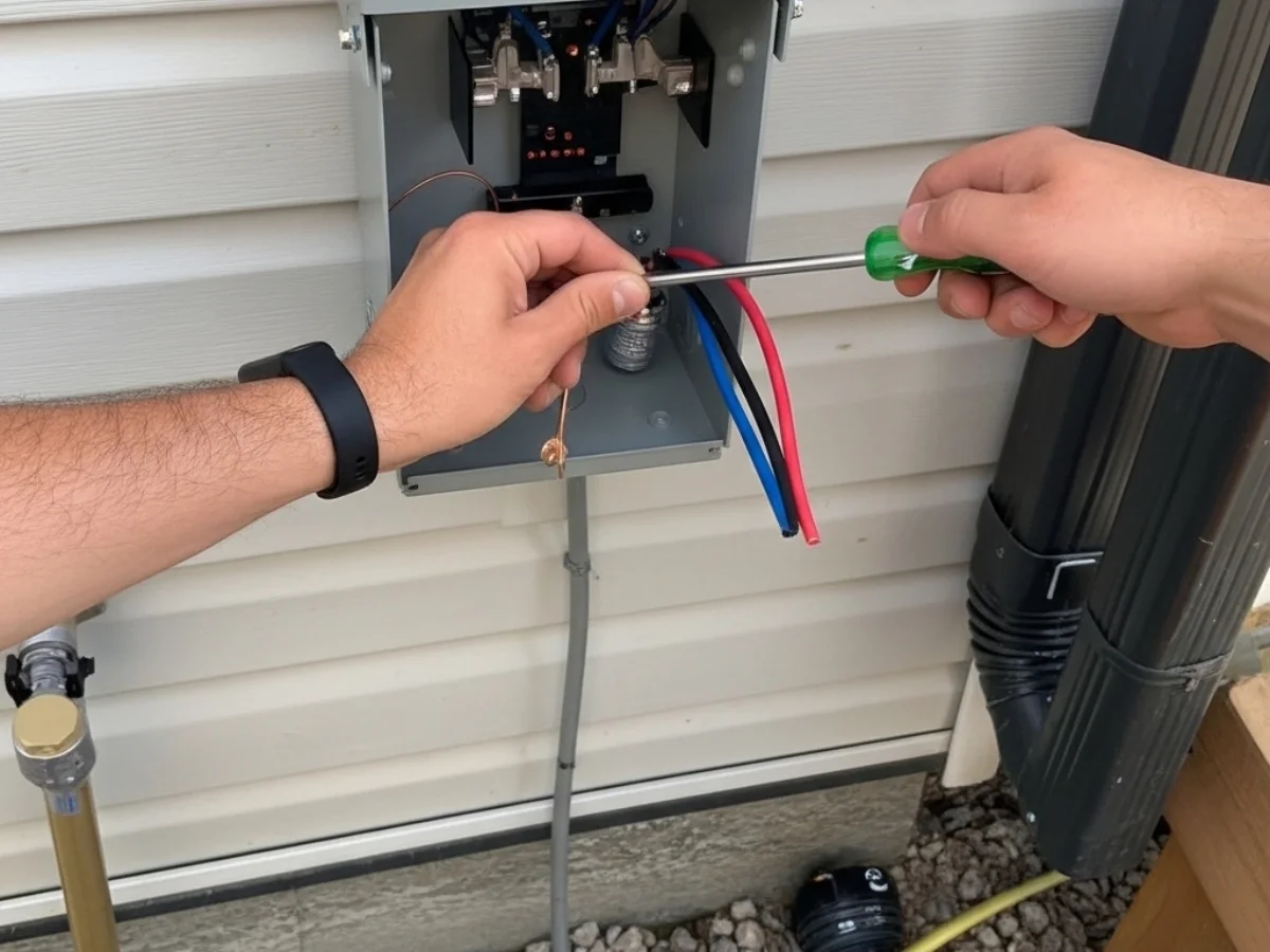 Hot Tub Wiring & Power Connections