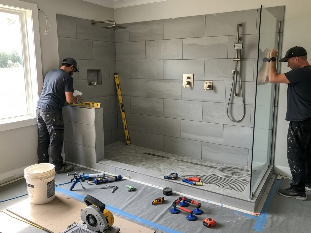 Walk-In Shower Installation