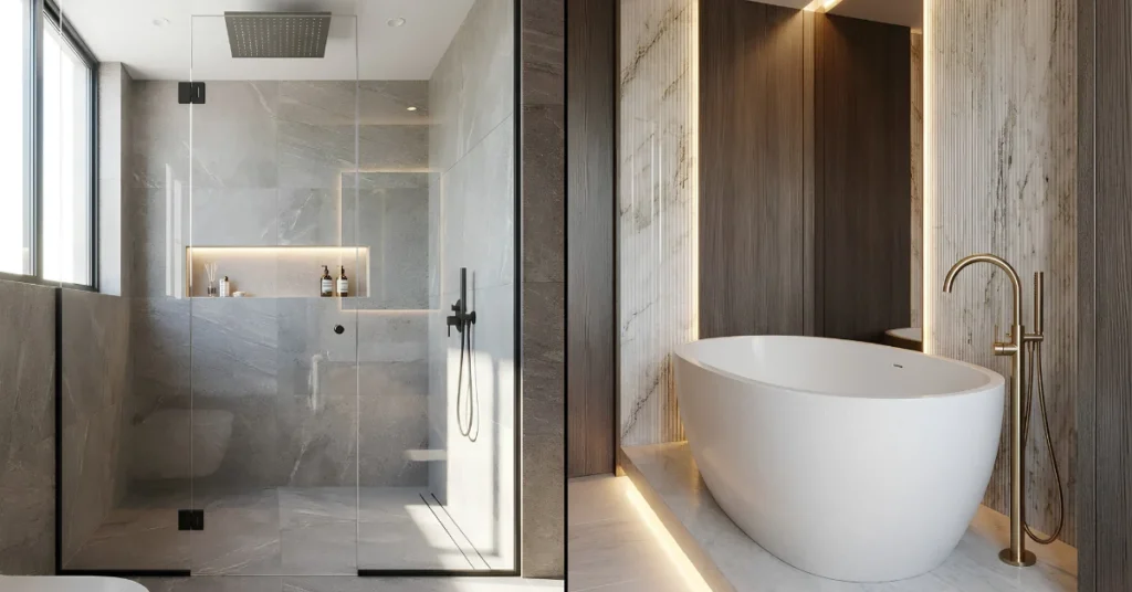 Walk-In Showers vs. Bathtubs